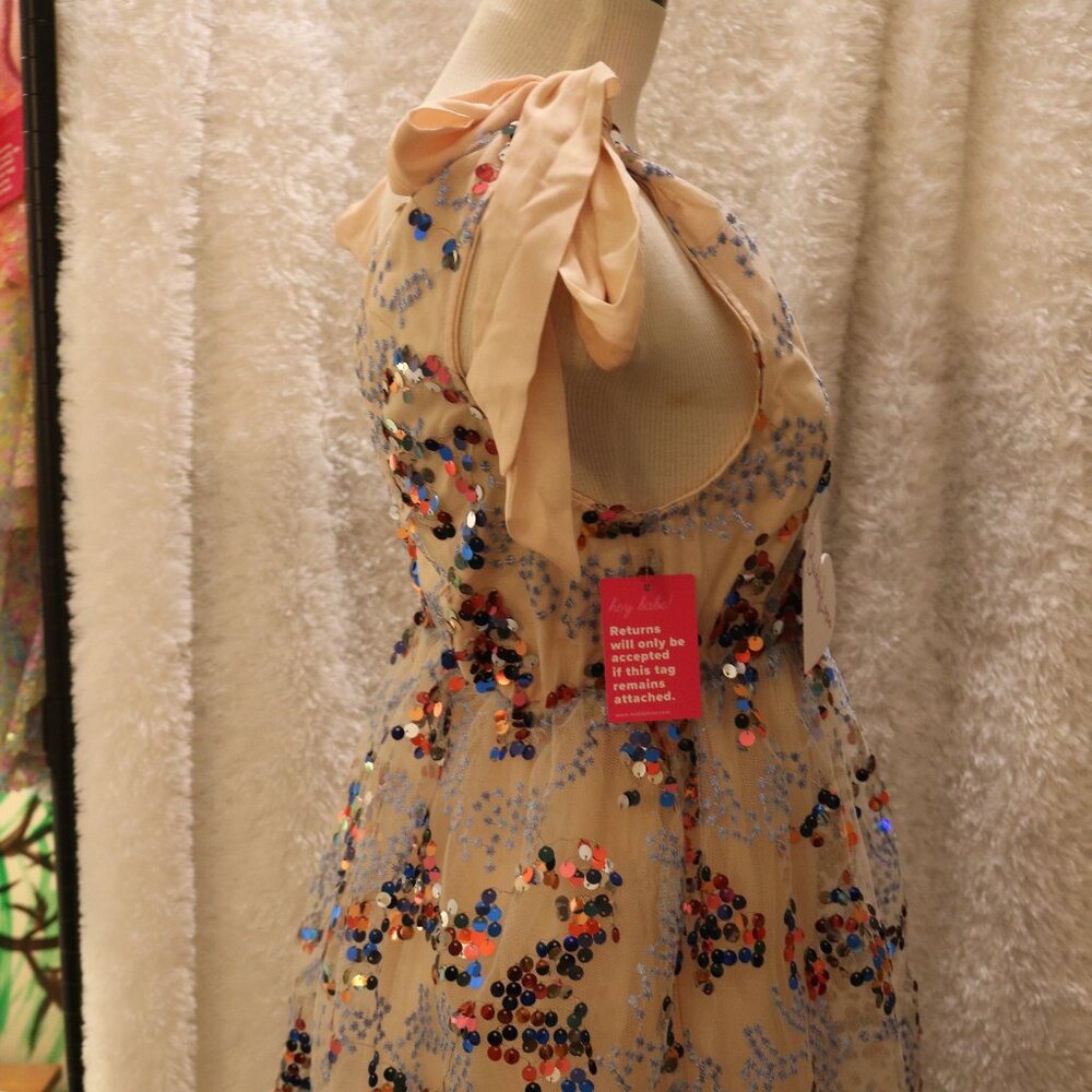 Buddy Love Melanie Firework NWT sequin party dress stunning V-neck - Picture 4 of 12